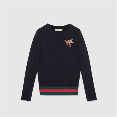 gucci bee sweater women& 39|gucci jumper women's.